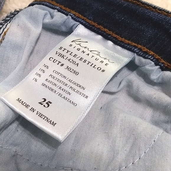 KanCan Skinny Distressed & Patche Jeans Size 25 - Picture 8 of 17